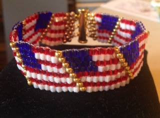 American Flag Bracelet